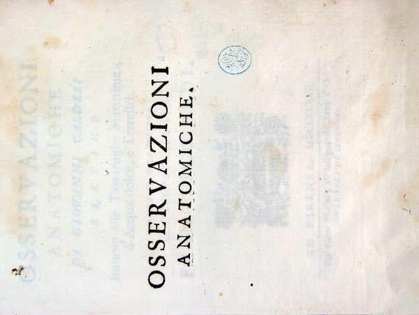 Osservazioni anatomiche di Giovanni Caldesi aretino intorno alle tartarughe marittime, d'acqua dolce, e terrestri. Scritte in una lettera all'illustriss. sig. Francesco Redi