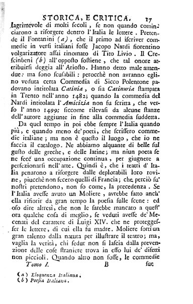 [Commedie in versi dell'abate Pietro Chiari bresciano poeta di S.A. serenissima il sig. duca di Modana. Tomo primo [-decimo ed ultimo]] 1