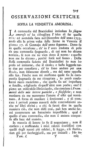 [Commedie in versi dell'abate Pietro Chiari bresciano poeta di S.A. serenissima il sig. duca di Modana. Tomo primo [-decimo ed ultimo]] 1