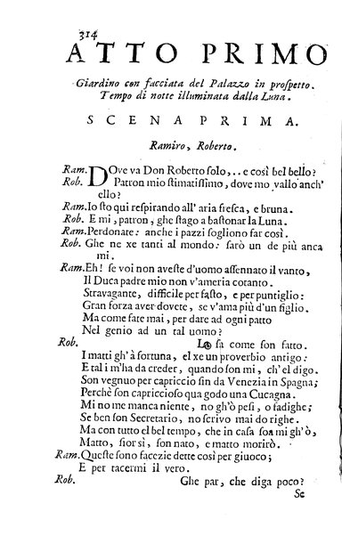 [Commedie in versi dell'abate Pietro Chiari bresciano poeta di S.A. serenissima il sig. duca di Modana. Tomo primo [-decimo ed ultimo]] 1