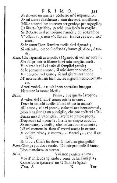 [Commedie in versi dell'abate Pietro Chiari bresciano poeta di S.A. serenissima il sig. duca di Modana. Tomo primo [-decimo ed ultimo]] 1