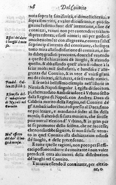 Il conuito ouero Discorsi di quelle materie che al conuito s'appartengono. Del sig. Ottauiano Rabasco. Nelle Accademie de gl'Incitati in Roma e de Gelati in Bologna detto l'Assicurato. Doue s'hanno strettamente, con ordine diligente la diffinitione l'origine, la materia, il luogo, il tempo, l'apparato, i ministri, le feste, i giuochi, i ragionamenti, le circostanze, gl'effetti, le deità, & imaginati numi tutelari de' conuiti ... E con un discorso, a qual parte della filosofia si subordini il conuito. ...