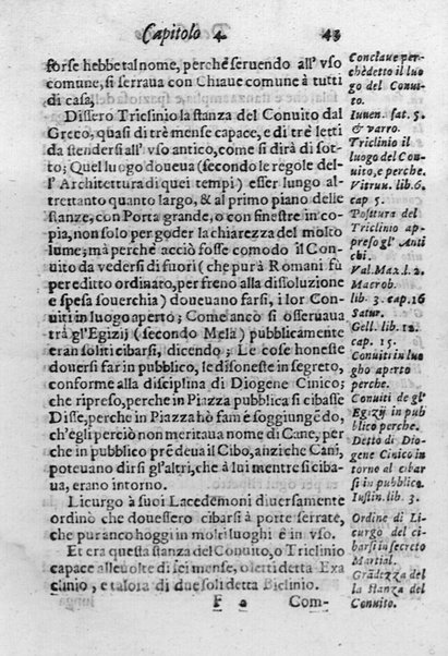 Il conuito ouero Discorsi di quelle materie che al conuito s'appartengono. Del sig. Ottauiano Rabasco. Nelle Accademie de gl'Incitati in Roma e de Gelati in Bologna detto l'Assicurato. Doue s'hanno strettamente, con ordine diligente la diffinitione l'origine, la materia, il luogo, il tempo, l'apparato, i ministri, le feste, i giuochi, i ragionamenti, le circostanze, gl'effetti, le deità, & imaginati numi tutelari de' conuiti ... E con un discorso, a qual parte della filosofia si subordini il conuito. ...