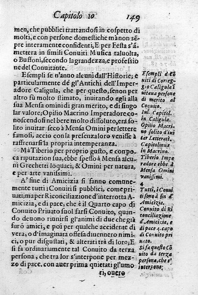 Il conuito ouero Discorsi di quelle materie che al conuito s'appartengono. Del sig. Ottauiano Rabasco. Nelle Accademie de gl'Incitati in Roma e de Gelati in Bologna detto l'Assicurato. Doue s'hanno strettamente, con ordine diligente la diffinitione l'origine, la materia, il luogo, il tempo, l'apparato, i ministri, le feste, i giuochi, i ragionamenti, le circostanze, gl'effetti, le deità, & imaginati numi tutelari de' conuiti ... E con un discorso, a qual parte della filosofia si subordini il conuito. ...