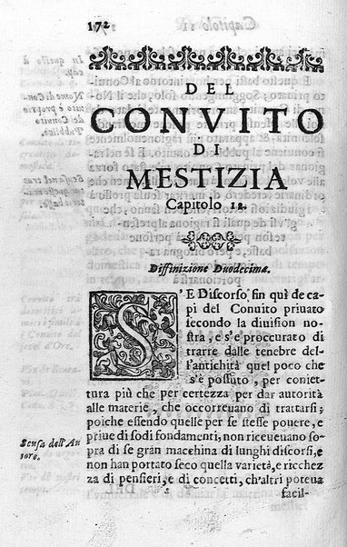 Il conuito ouero Discorsi di quelle materie che al conuito s'appartengono. Del sig. Ottauiano Rabasco. Nelle Accademie de gl'Incitati in Roma e de Gelati in Bologna detto l'Assicurato. Doue s'hanno strettamente, con ordine diligente la diffinitione l'origine, la materia, il luogo, il tempo, l'apparato, i ministri, le feste, i giuochi, i ragionamenti, le circostanze, gl'effetti, le deità, & imaginati numi tutelari de' conuiti ... E con un discorso, a qual parte della filosofia si subordini il conuito. ...