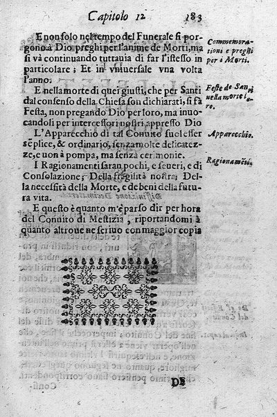 Il conuito ouero Discorsi di quelle materie che al conuito s'appartengono. Del sig. Ottauiano Rabasco. Nelle Accademie de gl'Incitati in Roma e de Gelati in Bologna detto l'Assicurato. Doue s'hanno strettamente, con ordine diligente la diffinitione l'origine, la materia, il luogo, il tempo, l'apparato, i ministri, le feste, i giuochi, i ragionamenti, le circostanze, gl'effetti, le deità, & imaginati numi tutelari de' conuiti ... E con un discorso, a qual parte della filosofia si subordini il conuito. ...