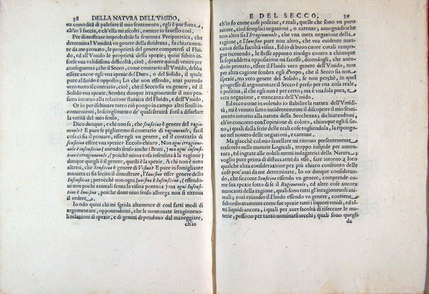 Della natura dell'vmido, e del secco, lettera all'illustrissimo sig. Francesco Redi scritta da Giuseppe Del Papa da Empoli ...