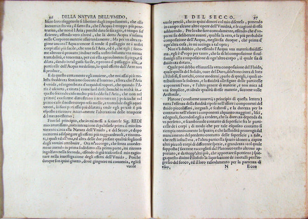 Della natura dell'vmido, e del secco, lettera all'illustrissimo sig. Francesco Redi scritta da Giuseppe Del Papa da Empoli ...