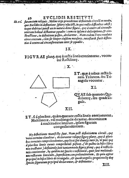 Euclides restitutus, siue prisca geometriae elementa, breuiùs, & faciliùs contexta, in quibus praecipuè proportionum theoriae noua, firmiorique methodo promuntur a Io. Alphonso Borellio ...