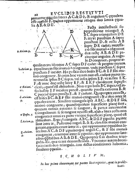 Euclides restitutus, siue prisca geometriae elementa, breuiùs, & faciliùs contexta, in quibus praecipuè proportionum theoriae noua, firmiorique methodo promuntur a Io. Alphonso Borellio ...