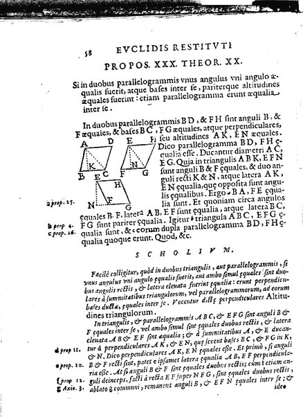 Euclides restitutus, siue prisca geometriae elementa, breuiùs, & faciliùs contexta, in quibus praecipuè proportionum theoriae noua, firmiorique methodo promuntur a Io. Alphonso Borellio ...