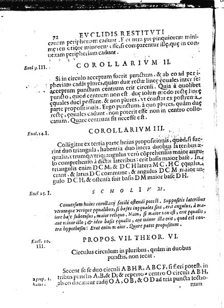 Euclides restitutus, siue prisca geometriae elementa, breuiùs, & faciliùs contexta, in quibus praecipuè proportionum theoriae noua, firmiorique methodo promuntur a Io. Alphonso Borellio ...