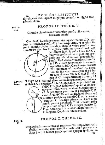 Euclides restitutus, siue prisca geometriae elementa, breuiùs, & faciliùs contexta, in quibus praecipuè proportionum theoriae noua, firmiorique methodo promuntur a Io. Alphonso Borellio ...