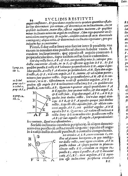 Euclides restitutus, siue prisca geometriae elementa, breuiùs, & faciliùs contexta, in quibus praecipuè proportionum theoriae noua, firmiorique methodo promuntur a Io. Alphonso Borellio ...