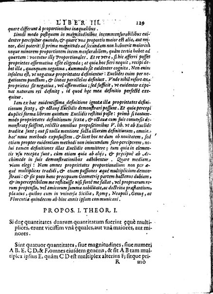 Euclides restitutus, siue prisca geometriae elementa, breuiùs, & faciliùs contexta, in quibus praecipuè proportionum theoriae noua, firmiorique methodo promuntur a Io. Alphonso Borellio ...