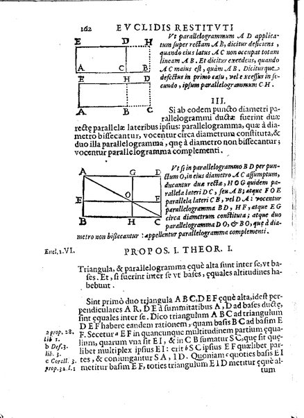 Euclides restitutus, siue prisca geometriae elementa, breuiùs, & faciliùs contexta, in quibus praecipuè proportionum theoriae noua, firmiorique methodo promuntur a Io. Alphonso Borellio ...