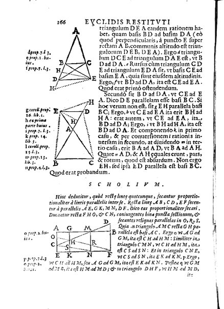 Euclides restitutus, siue prisca geometriae elementa, breuiùs, & faciliùs contexta, in quibus praecipuè proportionum theoriae noua, firmiorique methodo promuntur a Io. Alphonso Borellio ...