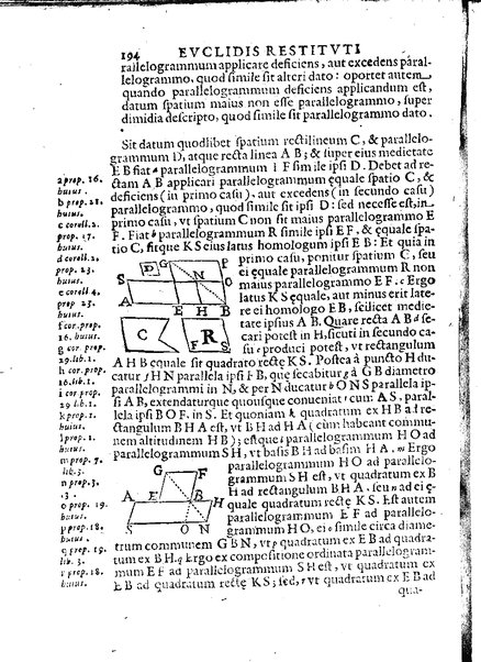 Euclides restitutus, siue prisca geometriae elementa, breuiùs, & faciliùs contexta, in quibus praecipuè proportionum theoriae noua, firmiorique methodo promuntur a Io. Alphonso Borellio ...