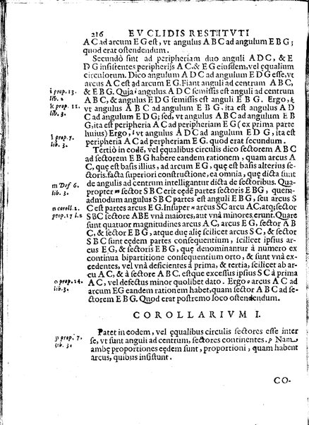 Euclides restitutus, siue prisca geometriae elementa, breuiùs, & faciliùs contexta, in quibus praecipuè proportionum theoriae noua, firmiorique methodo promuntur a Io. Alphonso Borellio ...