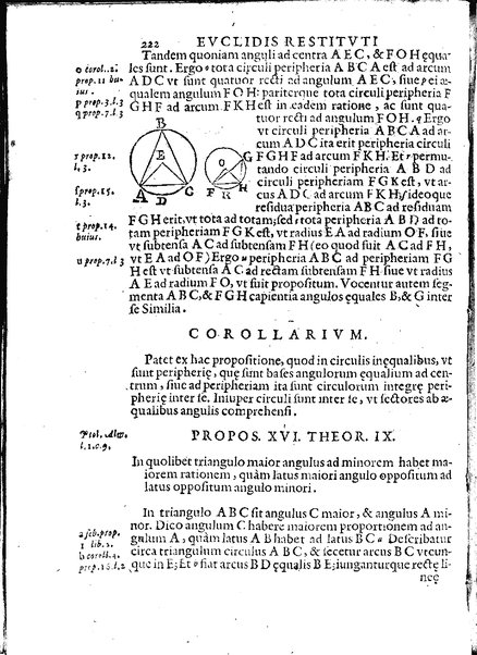 Euclides restitutus, siue prisca geometriae elementa, breuiùs, & faciliùs contexta, in quibus praecipuè proportionum theoriae noua, firmiorique methodo promuntur a Io. Alphonso Borellio ...