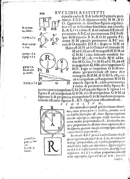 Euclides restitutus, siue prisca geometriae elementa, breuiùs, & faciliùs contexta, in quibus praecipuè proportionum theoriae noua, firmiorique methodo promuntur a Io. Alphonso Borellio ...