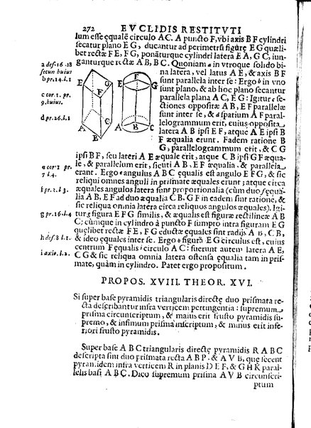 Euclides restitutus, siue prisca geometriae elementa, breuiùs, & faciliùs contexta, in quibus praecipuè proportionum theoriae noua, firmiorique methodo promuntur a Io. Alphonso Borellio ...