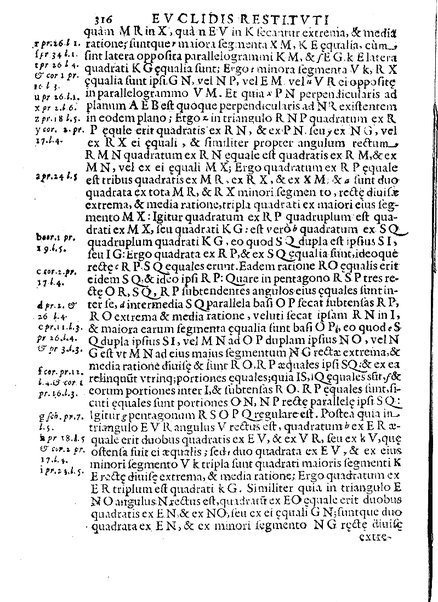 Euclides restitutus, siue prisca geometriae elementa, breuiùs, & faciliùs contexta, in quibus praecipuè proportionum theoriae noua, firmiorique methodo promuntur a Io. Alphonso Borellio ...