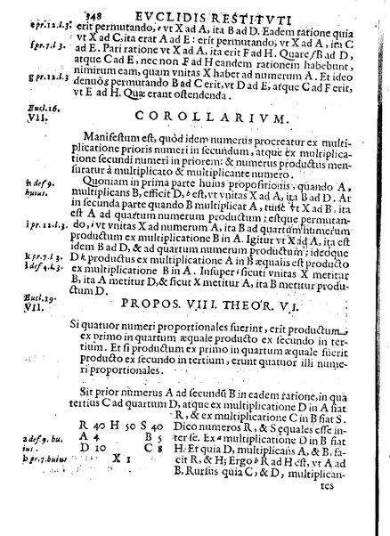 Euclides restitutus, siue prisca geometriae elementa, breuiùs, & faciliùs contexta, in quibus praecipuè proportionum theoriae noua, firmiorique methodo promuntur a Io. Alphonso Borellio ...