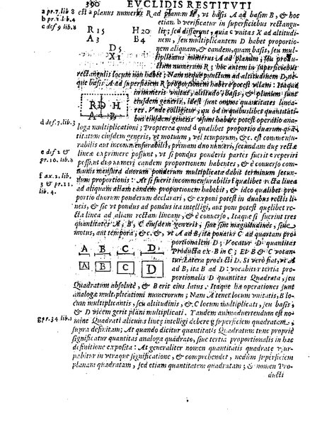 Euclides restitutus, siue prisca geometriae elementa, breuiùs, & faciliùs contexta, in quibus praecipuè proportionum theoriae noua, firmiorique methodo promuntur a Io. Alphonso Borellio ...