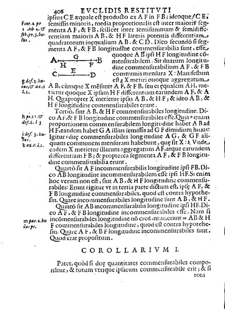 Euclides restitutus, siue prisca geometriae elementa, breuiùs, & faciliùs contexta, in quibus praecipuè proportionum theoriae noua, firmiorique methodo promuntur a Io. Alphonso Borellio ...