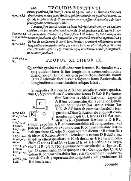 Euclides restitutus, siue prisca geometriae elementa, breuiùs, & faciliùs contexta, in quibus praecipuè proportionum theoriae noua, firmiorique methodo promuntur a Io. Alphonso Borellio ...