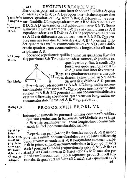 Euclides restitutus, siue prisca geometriae elementa, breuiùs, & faciliùs contexta, in quibus praecipuè proportionum theoriae noua, firmiorique methodo promuntur a Io. Alphonso Borellio ...