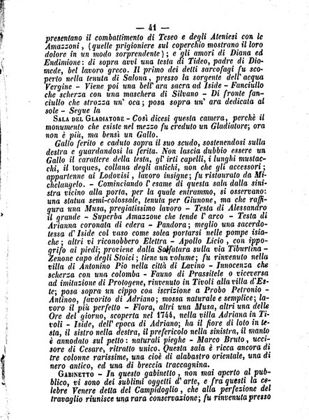 Roma antica e Roma moderna, ovvero Nuovissimo itinerario storico-popolare-economico tanto della moderna città indicante tutti gli edifizi notevoli che sono in essa, quanto le cose più celebri dell'antica Roma e ne' suoi dintorni diviso in otto giornate e redatto sulle opere del Vasi, del Nibby, del Canina ed altri distinti archeologi / per A. Finardi