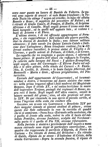 Roma antica e Roma moderna, ovvero Nuovissimo itinerario storico-popolare-economico tanto della moderna città indicante tutti gli edifizi notevoli che sono in essa, quanto le cose più celebri dell'antica Roma e ne' suoi dintorni diviso in otto giornate e redatto sulle opere del Vasi, del Nibby, del Canina ed altri distinti archeologi / per A. Finardi