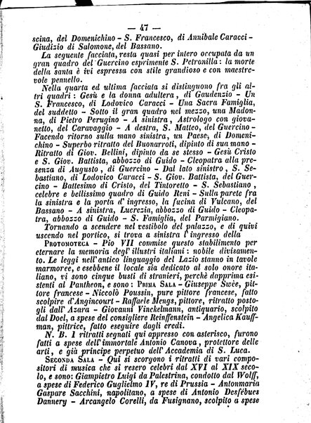 Roma antica e Roma moderna, ovvero Nuovissimo itinerario storico-popolare-economico tanto della moderna città indicante tutti gli edifizi notevoli che sono in essa, quanto le cose più celebri dell'antica Roma e ne' suoi dintorni diviso in otto giornate e redatto sulle opere del Vasi, del Nibby, del Canina ed altri distinti archeologi / per A. Finardi