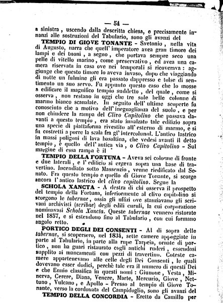 Roma antica e Roma moderna, ovvero Nuovissimo itinerario storico-popolare-economico tanto della moderna città indicante tutti gli edifizi notevoli che sono in essa, quanto le cose più celebri dell'antica Roma e ne' suoi dintorni diviso in otto giornate e redatto sulle opere del Vasi, del Nibby, del Canina ed altri distinti archeologi / per A. Finardi