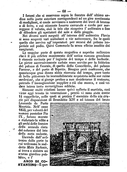 Roma antica e Roma moderna, ovvero Nuovissimo itinerario storico-popolare-economico tanto della moderna città indicante tutti gli edifizi notevoli che sono in essa, quanto le cose più celebri dell'antica Roma e ne' suoi dintorni diviso in otto giornate e redatto sulle opere del Vasi, del Nibby, del Canina ed altri distinti archeologi / per A. Finardi