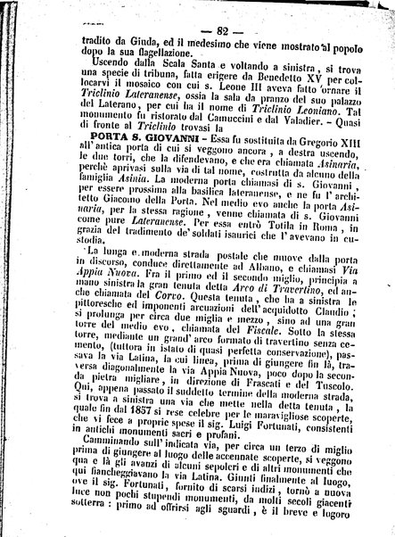 Roma antica e Roma moderna, ovvero Nuovissimo itinerario storico-popolare-economico tanto della moderna città indicante tutti gli edifizi notevoli che sono in essa, quanto le cose più celebri dell'antica Roma e ne' suoi dintorni diviso in otto giornate e redatto sulle opere del Vasi, del Nibby, del Canina ed altri distinti archeologi / per A. Finardi