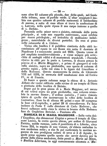 Roma antica e Roma moderna, ovvero Nuovissimo itinerario storico-popolare-economico tanto della moderna città indicante tutti gli edifizi notevoli che sono in essa, quanto le cose più celebri dell'antica Roma e ne' suoi dintorni diviso in otto giornate e redatto sulle opere del Vasi, del Nibby, del Canina ed altri distinti archeologi / per A. Finardi