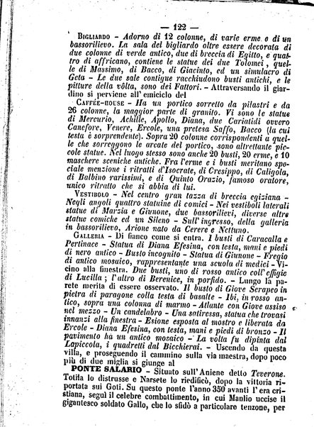 Roma antica e Roma moderna, ovvero Nuovissimo itinerario storico-popolare-economico tanto della moderna città indicante tutti gli edifizi notevoli che sono in essa, quanto le cose più celebri dell'antica Roma e ne' suoi dintorni diviso in otto giornate e redatto sulle opere del Vasi, del Nibby, del Canina ed altri distinti archeologi / per A. Finardi