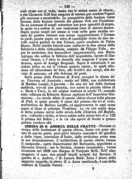 Roma antica e Roma moderna, ovvero Nuovissimo itinerario storico-popolare-economico tanto della moderna città indicante tutti gli edifizi notevoli che sono in essa, quanto le cose più celebri dell'antica Roma e ne' suoi dintorni diviso in otto giornate e redatto sulle opere del Vasi, del Nibby, del Canina ed altri distinti archeologi / per A. Finardi