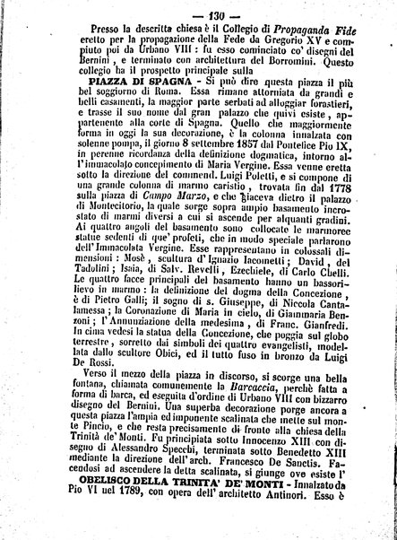 Roma antica e Roma moderna, ovvero Nuovissimo itinerario storico-popolare-economico tanto della moderna città indicante tutti gli edifizi notevoli che sono in essa, quanto le cose più celebri dell'antica Roma e ne' suoi dintorni diviso in otto giornate e redatto sulle opere del Vasi, del Nibby, del Canina ed altri distinti archeologi / per A. Finardi