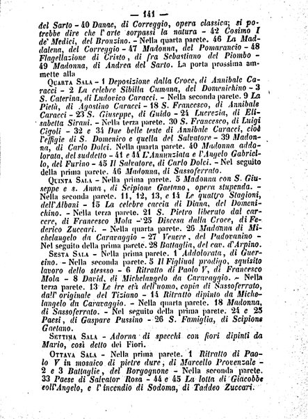 Roma antica e Roma moderna, ovvero Nuovissimo itinerario storico-popolare-economico tanto della moderna città indicante tutti gli edifizi notevoli che sono in essa, quanto le cose più celebri dell'antica Roma e ne' suoi dintorni diviso in otto giornate e redatto sulle opere del Vasi, del Nibby, del Canina ed altri distinti archeologi / per A. Finardi