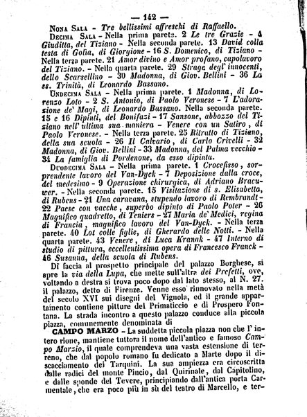 Roma antica e Roma moderna, ovvero Nuovissimo itinerario storico-popolare-economico tanto della moderna città indicante tutti gli edifizi notevoli che sono in essa, quanto le cose più celebri dell'antica Roma e ne' suoi dintorni diviso in otto giornate e redatto sulle opere del Vasi, del Nibby, del Canina ed altri distinti archeologi / per A. Finardi