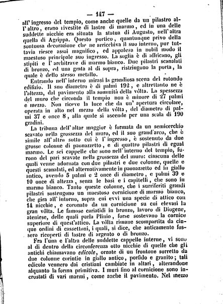 Roma antica e Roma moderna, ovvero Nuovissimo itinerario storico-popolare-economico tanto della moderna città indicante tutti gli edifizi notevoli che sono in essa, quanto le cose più celebri dell'antica Roma e ne' suoi dintorni diviso in otto giornate e redatto sulle opere del Vasi, del Nibby, del Canina ed altri distinti archeologi / per A. Finardi