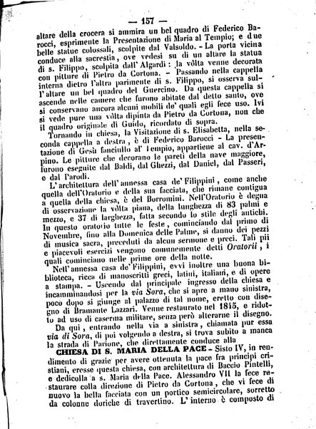 Roma antica e Roma moderna, ovvero Nuovissimo itinerario storico-popolare-economico tanto della moderna città indicante tutti gli edifizi notevoli che sono in essa, quanto le cose più celebri dell'antica Roma e ne' suoi dintorni diviso in otto giornate e redatto sulle opere del Vasi, del Nibby, del Canina ed altri distinti archeologi / per A. Finardi