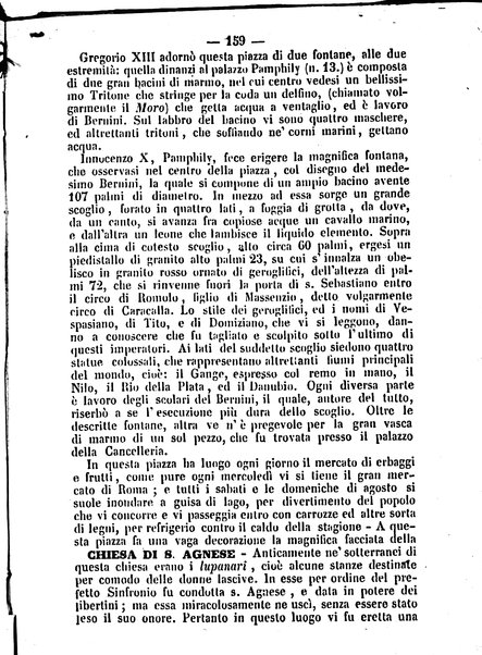 Roma antica e Roma moderna, ovvero Nuovissimo itinerario storico-popolare-economico tanto della moderna città indicante tutti gli edifizi notevoli che sono in essa, quanto le cose più celebri dell'antica Roma e ne' suoi dintorni diviso in otto giornate e redatto sulle opere del Vasi, del Nibby, del Canina ed altri distinti archeologi / per A. Finardi