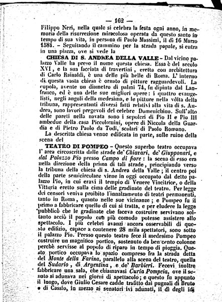 Roma antica e Roma moderna, ovvero Nuovissimo itinerario storico-popolare-economico tanto della moderna città indicante tutti gli edifizi notevoli che sono in essa, quanto le cose più celebri dell'antica Roma e ne' suoi dintorni diviso in otto giornate e redatto sulle opere del Vasi, del Nibby, del Canina ed altri distinti archeologi / per A. Finardi