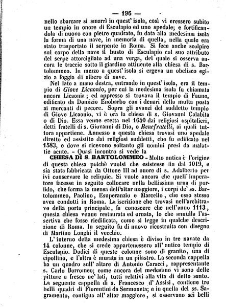 Roma antica e Roma moderna, ovvero Nuovissimo itinerario storico-popolare-economico tanto della moderna città indicante tutti gli edifizi notevoli che sono in essa, quanto le cose più celebri dell'antica Roma e ne' suoi dintorni diviso in otto giornate e redatto sulle opere del Vasi, del Nibby, del Canina ed altri distinti archeologi / per A. Finardi