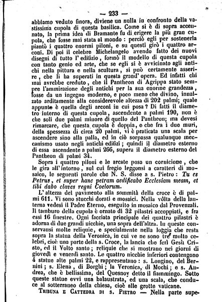 Roma antica e Roma moderna, ovvero Nuovissimo itinerario storico-popolare-economico tanto della moderna città indicante tutti gli edifizi notevoli che sono in essa, quanto le cose più celebri dell'antica Roma e ne' suoi dintorni diviso in otto giornate e redatto sulle opere del Vasi, del Nibby, del Canina ed altri distinti archeologi / per A. Finardi